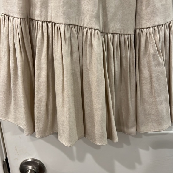 ANTONIO MELANI CREAM WRAP DRESS - Picture 6 of 8